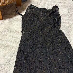 Elegant Black Lace Dress